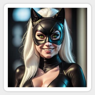 Black cat Sticker